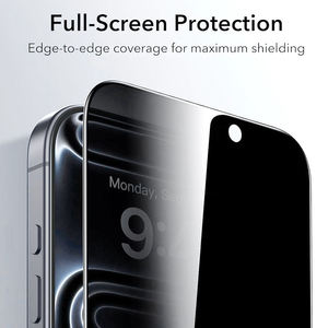 ฟิล์มกันรอยแบบพิมพ์ลายไหมอะลูมิเนียมคุณภาพสูง ราคาโรงงาน สำหรับ iPhone 16 17 ป้องกันการมองลอก ป้องกันรอยนิ้วมือ ป้องกันคราบน้ำมัน - Product Image 4