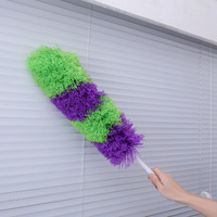 Époussette plumeau de nettoyage de ventilateur de plume de poudre de microfibre magique de poussière de nettoyage à domicile