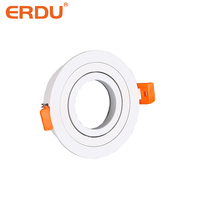 Aouerdu — projecteur de lumière encastré, GU5.3 GX53 MR16, cadre, boîtier, Spot lumineux Led, 10 Mr16