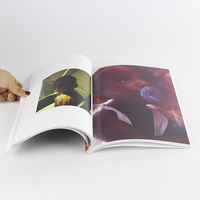 Impression couleur CMJN personnalisée Double face Colle à reliure parfaite Service d'impression de magazines pour brochures publicitaires
