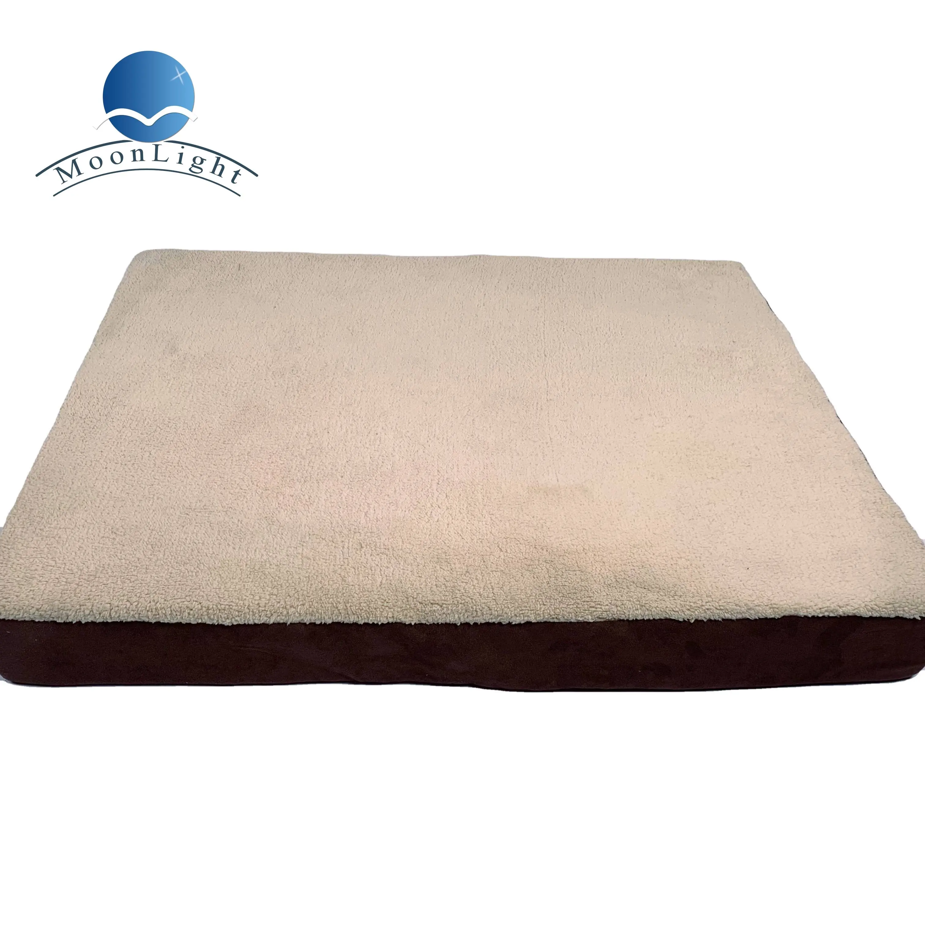 All'ingrosso impermeabile lavabile copertura peluche soffice letto per cani Memory Foam letti per cani di taglia grande