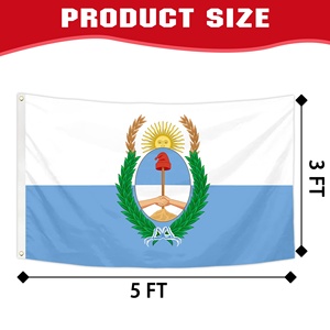 Bandiera di Mendoza di Alta Qualità 3x5ft 90x150cm, Striscione per Parate in Argentina, Esposizione per Eventi Civici, Resistente - Product Image 2