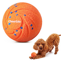 Hochintelligenter Pflegeroboter Naturweichhund Selbstspielzeug Umweltfreundliche ETPU Weihnachts-Bälle Großhandel Wiederaufladbares Kauen