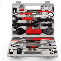 Kit complet d'outils de réparation métalliques manuels pour VTT avec clés, douilles et mallette rigide (32x26x7 cm) – Personnalisation ODM