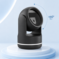 Scanner de codes-barres 2D de bureau personnalisable, USB Plug & Play, détection automatique, décodage rapide, CMOS, pour codes QR 1D et 2D