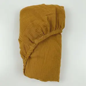 中国製高品質モスリンツリー綿100% ベビーフィット刺繍ベビーベッドシーツ睡眠用ホーム //