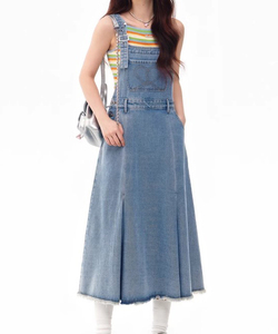 Vente de gros Denim <span class=keywords><strong>Salopette</strong></span> <span class=keywords><strong>Robe</strong></span> - Product Image 4