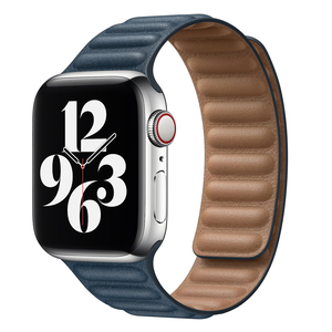 Cierre magnético Flexible ajustable de la <span class=keywords><strong>correa</strong></span> de muñeca de <span class=keywords><strong>cuero</strong></span> de enlace <span class=keywords><strong>Apple</strong></span> <span class=keywords><strong>Watch</strong></span> banda iWatch Serie 6 5 <span class=keywords><strong>SE</strong></span> - Product Image 3
