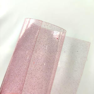 ฟิล์มพีวีซีใสสีสันสดใสขนาด 0.5 มม. สำหรับทำกระเป๋าเครื่องสำอาง/ของตกแต่ง/เสื้อกันฝน - Product Image 5