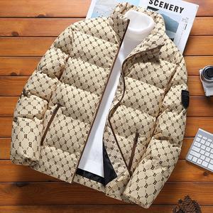 גברים פרקה לעמוד צווארון גברים ז 'קט חורף חדש למטה ז' קטים חמים גברים גברים עסקים פנאי מעיל בייסבול 2308 - Product Image 2