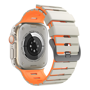 Correa Deportiva Compatible con <span class=keywords><strong>Apple</strong></span> <span class=keywords><strong>Watch</strong></span>, Correas de Repuesto de Silicona Suave para Relojes Serie 11/10/9/8 Ultra <span class=keywords><strong>SE</strong></span> para Mujeres y Hombres - Product Image 4