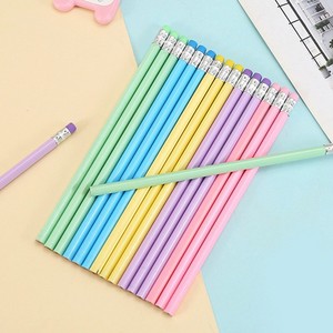 ดินสอไม้สามเหลี่ยมสีมาการอง นานมู เอชบี พร้อมยางลบ สำหรับร่างภาพและวาดภาพ - Product Image 1