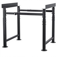 Support de ruche en métal réglable OEM ODM avec hauteur réglable (16,1"-20,9") et largeur (15"-19") Noir