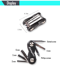 Le <span class=keywords><strong>Mini</strong></span> 6-Fonction Vélo Outil Vélo Multitool Léger Vélo Kit De Réparation Outil pour Vélos - Product Image 3