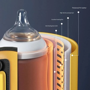 Housse de biberon isotherme portable, chauffe-lait multi-niveaux intelligent à réglage de température, housse isolante universelle pour chauffe-lait - Product Image 4