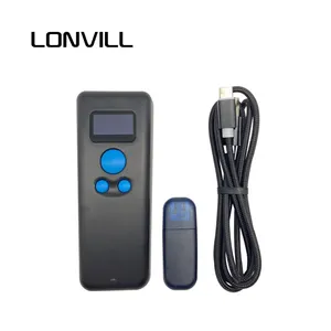 Factory Supply Mini 2.4G Wireless Wired USB 1D 2D QR Code Reader Pocket Portable Barcode Scanner