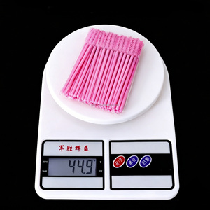 Paquete <span class=keywords><strong>de</strong></span> 50 Cepillos Desechables Rosados para <span class=keywords><strong>Pestañas</strong></span>, Varitas <span class=keywords><strong>de</strong></span> Rímel Rosadas, Herramientas Aplicadoras <span class=keywords><strong>de</strong></span> Maquillaje para Extensiones <span class=keywords><strong>de</strong></span> <span class=keywords><strong>Pestañas</strong></span> - Product Image 6