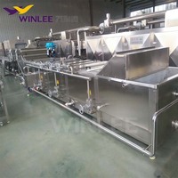 Pasteurisateur automatique de nourriture de machine de pasteurisation de confiture de fruit de tunnel matériel SUS304