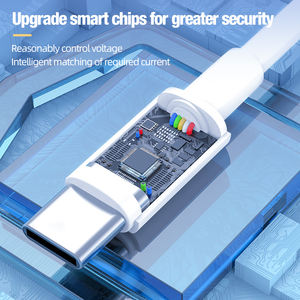 Cabo de Dados USB Tipo C 5A de Alta Qualidade com Carregamento Super Rápido e Rotação de 540 Graus para Celulares e Computadores - Product Image 4