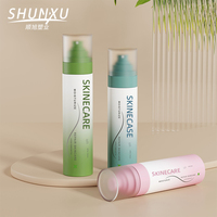 Nouvelle conception de flacon pulvérisateur hydratant pour crème solaire cosmétique en plastique, 80, 100 ml, 120 ml, emballage de flacon de lotion pour le corps de luxe