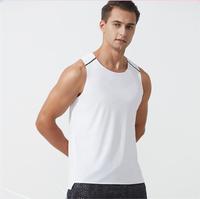 Chaleco Deportivo de Verano sin Mangas para Hombre, Tejido Vintage de Alta Calidad, 100% Poliéster, Cuello Redondo, Secado Rápido, Venta al Por Mayor, Camisetas de Fitness 3D