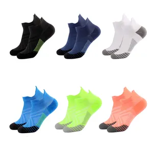 Dozzlor OEM — chaussettes courtes pour hommes, vente en gros, chaussettes de Sport en maille, antidérapantes, unisexe, vente en gros