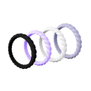 Custom Logo Siliconen Ring Sport Band Vinger Ring Bruiloft Siliconen Bandjes Ringen Speelgoed Voor Huwelijksfeest - Product Image 4