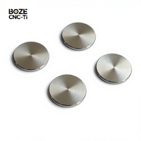 Disques ronds en titane pur ou en titane Ti6Al4V personnalisés, usinés avec précision par CNC, forgés, pièces en titane