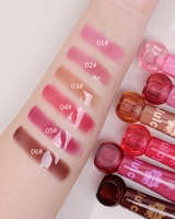 Baume à lèvres en gel minéral nutritif naturel avec logo personnalisé OEM, gloss repulpant pour les lèvres, rouge à lèvres liquide pour femme