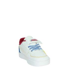 Zapatillas Puma para Niños, Blancas, Amarillas y Azules, con Tiras, Estilo Casual - Product Image 5