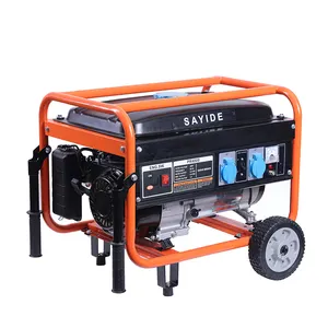 Taiyu kleiner benzin-generator mit elektrostarter lpg-gasgeneratoren 3000 w 4500 w 5500 w generatorenfabrik