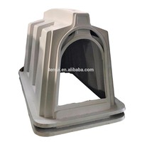 Nouvelle enclos extérieur durable en LLDPE de type A pour veaux, pour usage agricole - Cages pour animaux de la marque Terrui avec garantie d'un an