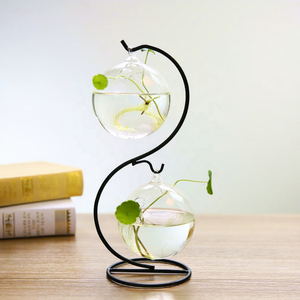 Di alta qualità moderno trasparente globo appeso vaso di vetro terrario alla rinfusa aria interna pianta fiore terrario <span class=keywords><strong>per</strong></span> la casa arredamento ecologico - Product Image 3