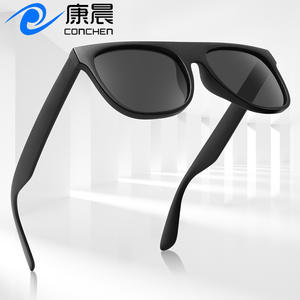 Lunettes de soleil polarisées haut de gamme pour hommes, protection UV400, monture PC, verres TAC, couleur noire, pêche, conduite, protection solaire, mode - Product Image 2