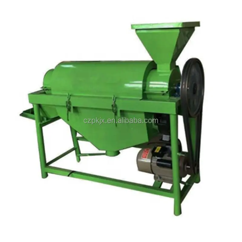Tahıl parlatma çıkarma makinesi/buğday soya temizleme parlatıcı/kırmızı fasulye tahıl temizleme İşleme makinesi