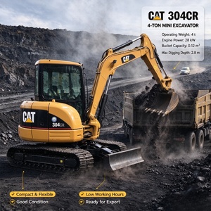 Excavadora Usada Caterpillar 304CR de 4 Toneladas, Original, Fabricada en Japón, en Shanghái, de Good Health - Product Image 1
