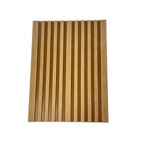 Planches de terrasse en WPC solides, imperméables et antidérapantes pour jardin, terrasse, bord de piscine, patio, revêtement de sol extérieur