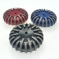 Extrasharp DGW-W125 Disques diamantés à base bombée de 5 pouces pour le meulage des sols