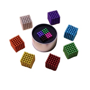 Billes magnétiques personnalisées en gros, aimants néodyme colorés, billes magnétiques Bucky - Product Image 2