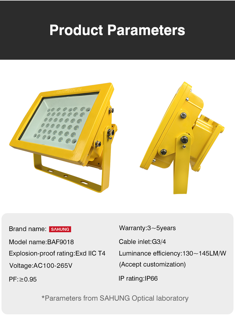 ATEX Lampu Led Tahan Ledakan, Lampu Led Profesional Tahan Ledakan 150W 200W