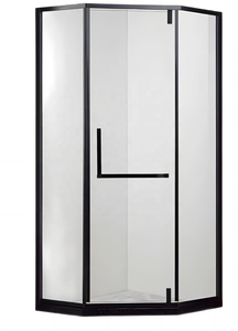 Vues panoramiques populaires modernes Portes de douche en aluminium Porte battante coulissante pour salle de bain Toilette - Product Image 2