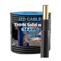 Cable de Construcción JZD 6 AWG THHN, Recubierto de Nailon Termoplástico 90 ℃   Cable Eléctrico para Instalaciones Secas, Cableado Comercial THHN
