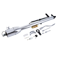 Columna de Dirección Inclinable Automática Universal Hot Rod de 32 Pulgadas con Llave Cromada para Estilo GM
