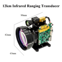 Télémètre thermique RS422 à faible consommation 1535nm capteur infrarouge unique sûr 5hz Mini module de télémètre Laser 12km pour UGVs
