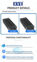 Chargeur de batterie XVE personnalisé 42V 3A Ebike pour batterie au lithium 10S 36V chargeur de scooter électrique avec connecteur HIGO Z311A