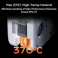 Printer 3D QIDI Q2 Combo CoreXY FDM, Kecepatan Tinggi 600mm/s, 370 ° C Hotend, 65 ° C Chamber, Auto Level, Bersertifikasi MET, Deteksi AI