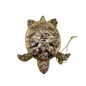 ชุดแก้วรูป<span class=keywords><strong>เต่า</strong></span>ทะเลตกแต่งเทศกาลคริสต์มาสต้นไม้ทาสีงานฝีมือเครื่องประดับแก้วจี้สำหรับงานแต่งงาน - Product Image 2