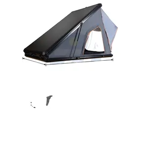 双/单/额外驾驶室铝合金ute顶篷三角车顶帐篷，用于汽车和皮卡露营