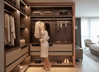Éclairage de meuble encastré à LED avec profilé et diffuseur en PC pour armoire, bibliothèque, mobilier YB1018-42-1