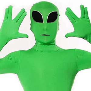 Traje de cuerpo entero de alienígena de spandex unisex para Halloween, cosplay y actuaciones en escenario - Product Image 4